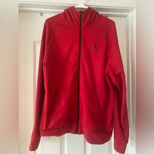 Mens Jordans zip up sweater. Size L